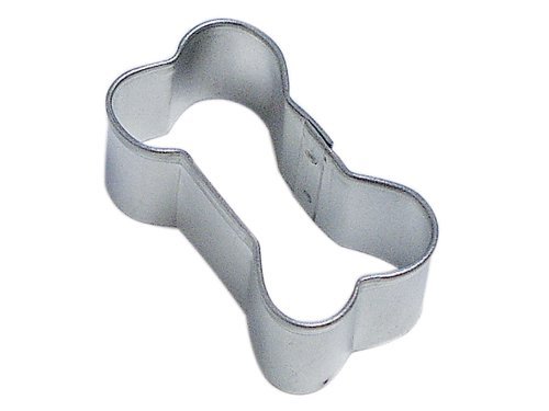 R&M Mini Dog Bone Cookie Cutter in Durable, Economical, Tinplated Steel