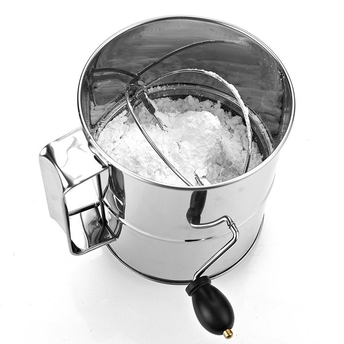 Cook N Home Stainless Steel 8-Cup Flour Sifter N2