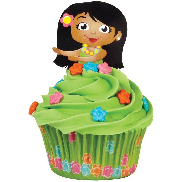 Wilton 415-0825 Hula Girl Cupcake Decorating Kit