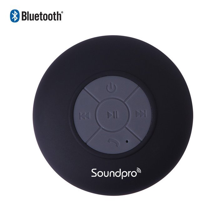 IBSound&reg; Waterproof Bluetooth Shower Speaker - Portable / Wireless Handsfree Speaker - Work with iPhone 5, 5s,...