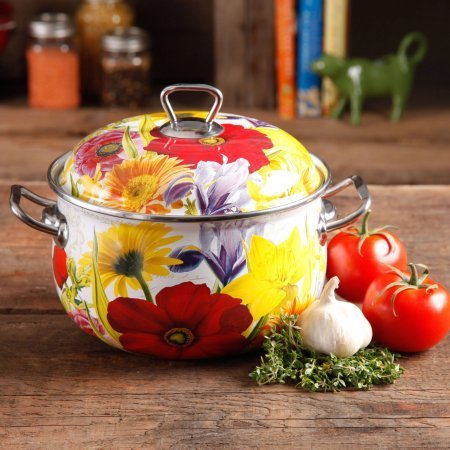 The Pioneer Woman Floral Garden 4-Quart Dutch Oven Casserole, Multi-Color
