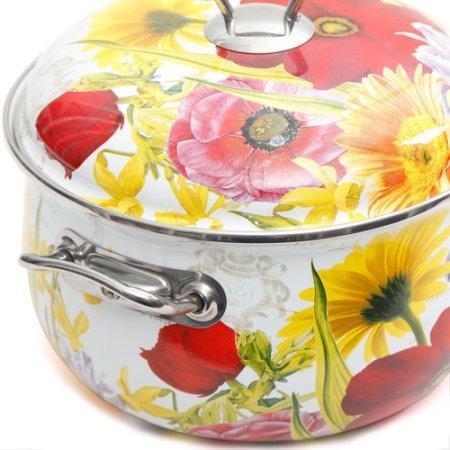 The Pioneer Woman Floral Garden 4-Quart Dutch Oven Casserole, Multi-Color N3