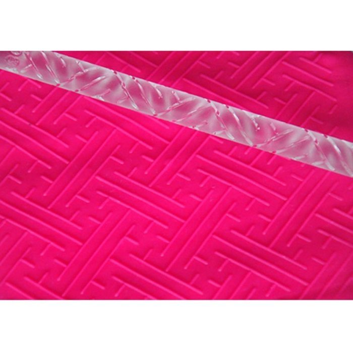 FOUR-C Rolling Pin Labyrinth Fondant Decor Tools Color Transparent