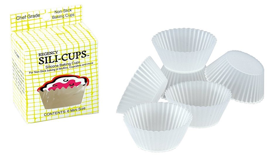 Silicups Regency Mini Silicone Baking Cups, Set of 6