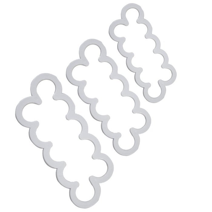 Oumosi 3Pcs/Set Cake Decorating Gumpaste Sugar Craft Easiest Rose Ever Cutter Fondant Cookie Cutter Rose Flower...