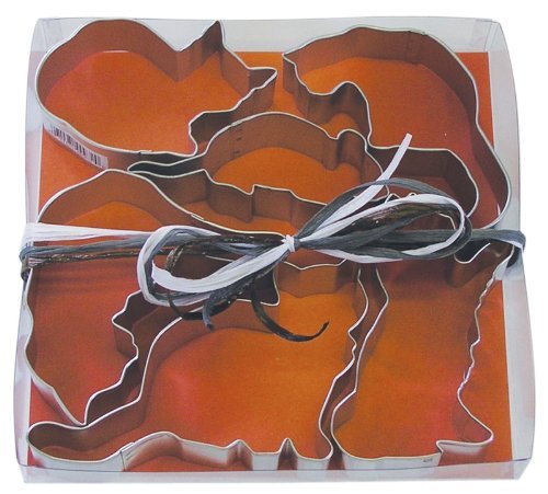 R & M International Best Seller Set of 6 Assorted Cookie Cutters - "When the Cat's Away" Great for Cookies and...