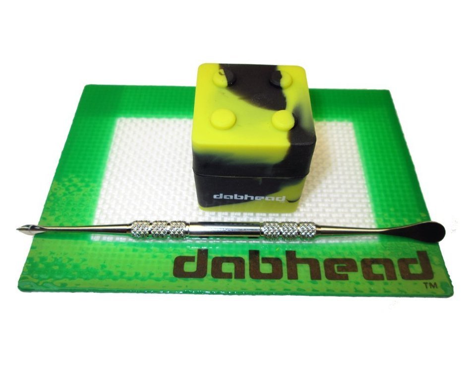 1 Silicone Stackable Container "Various Colors" + 1 Pad + 1 Tool (Purple/Yellow "Gold Tool") N4