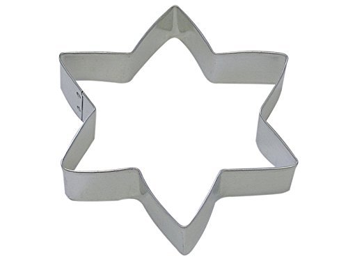 R&M Star Six Point 5" Cookie Cutter in Durable, Economical, Tinplated Steel