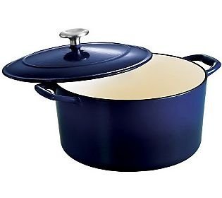 6.5 Qt Enameled Round Cast Iron Dutch Oven-Tramontina