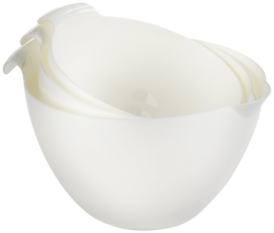 Linden Sweden 3-Piece Mixing Bowl Set, White