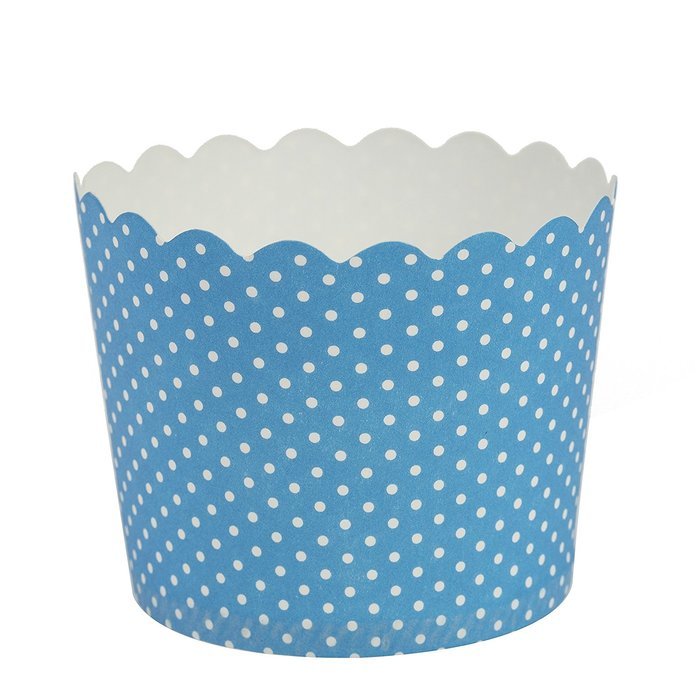 Blue Sky 1265 20 Count Scalloped Cupcake Baking Cups, Small, White N3