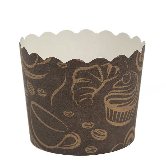 Blue Sky 1265 20 Count Scalloped Cupcake Baking Cups, Small, White N7