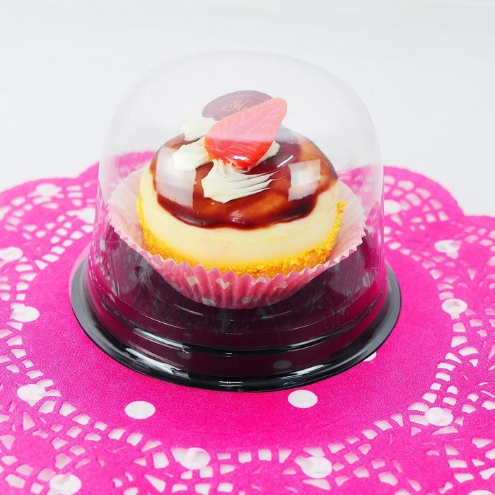 25 PCS Premium Decorative Fancy Plastic Cupcake Pod w/ Clear Dome Top