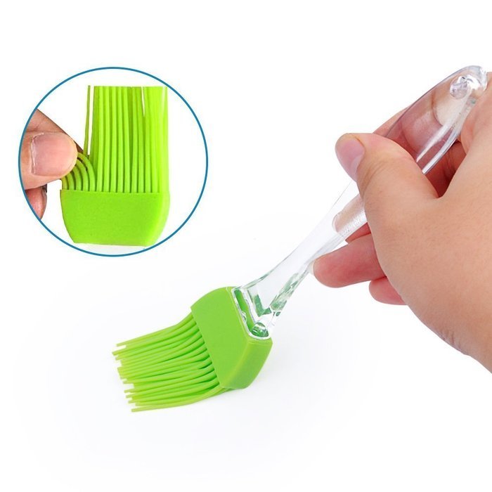 Generic Silicone Brush BBQ Brushes Basting Pastry Brush Set Heat Resistant for Kitchen Grilling Camping Set of 4 N5