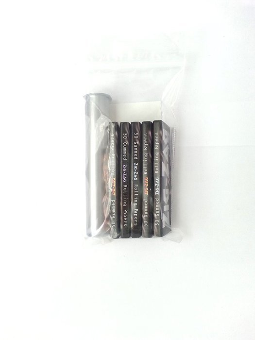 500 SHEETS! 10 PACKS of ZIG ZAG 70mm HOLOGRAM ROLLING PAPERS & Bonus Doob Tube