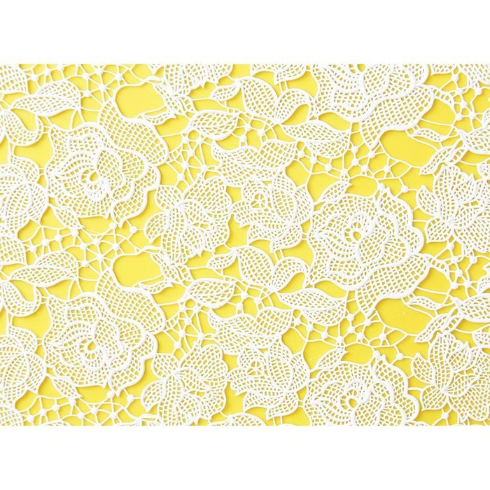 Rose Damask Silicone Lace Mat by Chef Alan Tetreault