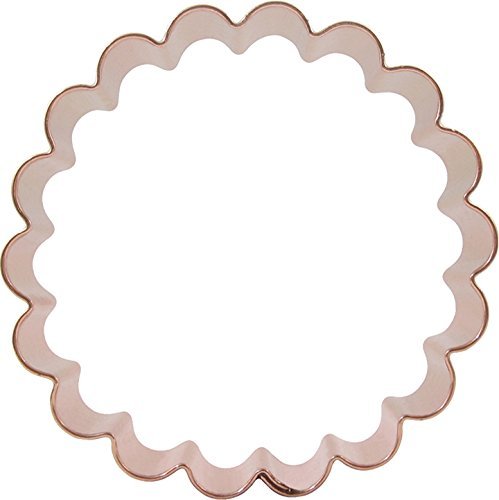 CopperGifts: Scalloped Circle Cookie Cutter 4-inch