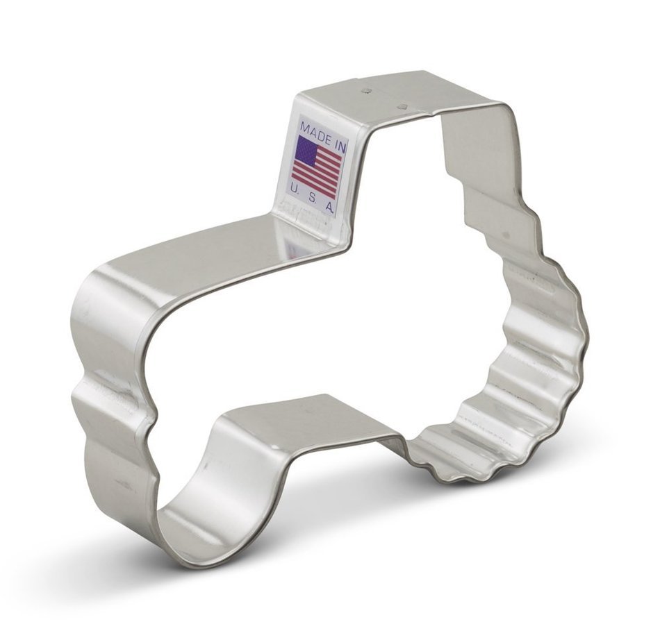 Ann Clark Tractor Cookie Cutter - 4.25 Inches - Tin Plated Steel