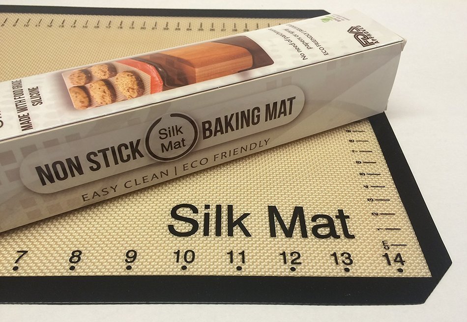 Silk Mat Non-Stick Silicone Baking Mat, Half Sheet Size, 11-5/8 x 16-1/2 (1) N3