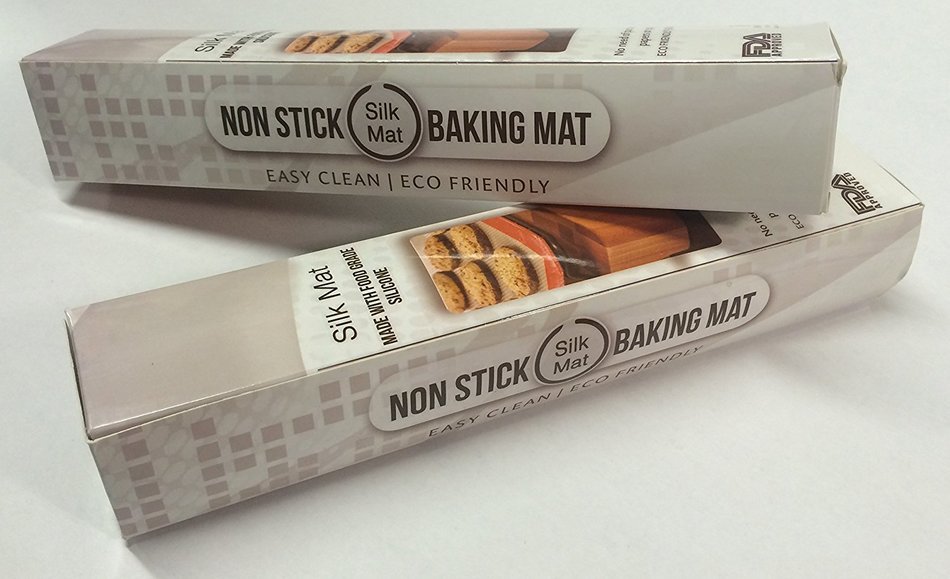 Silk Mat Non-Stick Silicone Baking Mat, Half Sheet Size, 11-5/8 x 16-1/2 (1) N4