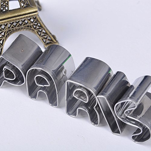 Cookie Cutter Set , Windspeed 26pcs Stainless Steel Alphabet Letters Biscuit Cookies Cutters Molds, Mini A-Z Shaped... N6