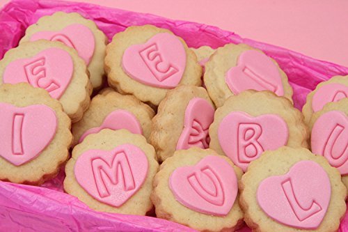 Cookie Cutter Set , Windspeed 26pcs Stainless Steel Alphabet Letters Biscuit Cookies Cutters Molds, Mini A-Z Shaped... N8