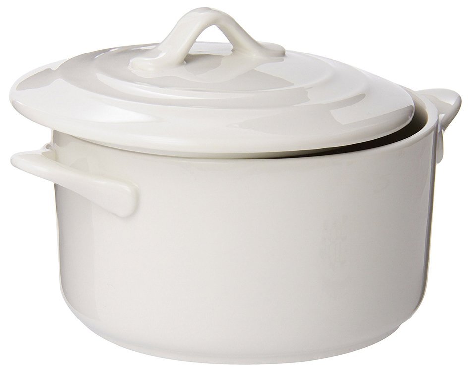 Maxwell and Williams 20.5-Ounce Basics Oven Chef Round Casserole, Mini, White