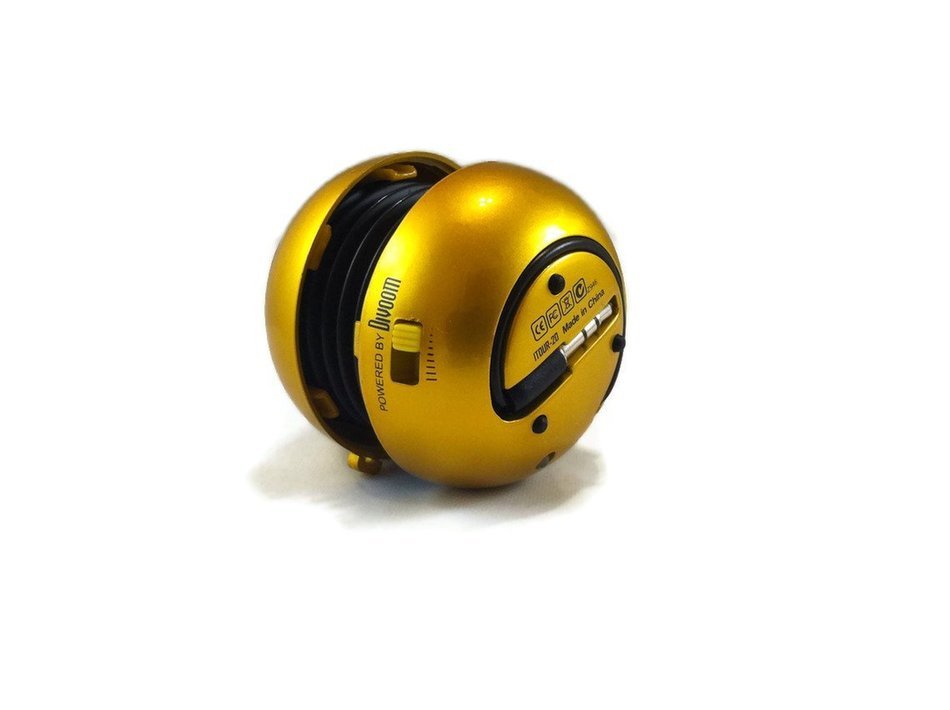 DIVOOM iTour 20 Gold Universal Bass Driven Speaker for iPod, iPhone, iPad, Tablet, Phone, PSP, DS & More N2