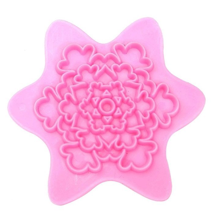 Snowflake Flower Stamp Cake Decorating Cutter Mold Chocolate Cookie Pastry Mold N2