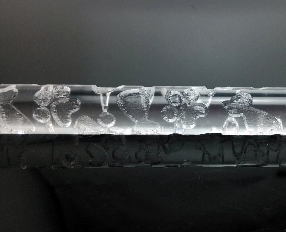 yueton Clear Mini Acrylic Lovely Cat and Cat Pad Fondant Rolling Pin Dough Roller Cup Cake Top Decoration Roller... N5