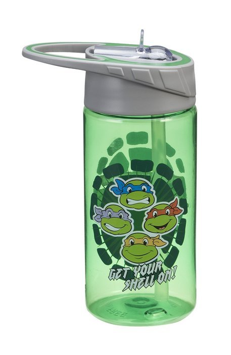 Vandor 38175 Teenage Mutant Ninja Turtles Tritan Water Bottle, 14-Ounce, Multicolored