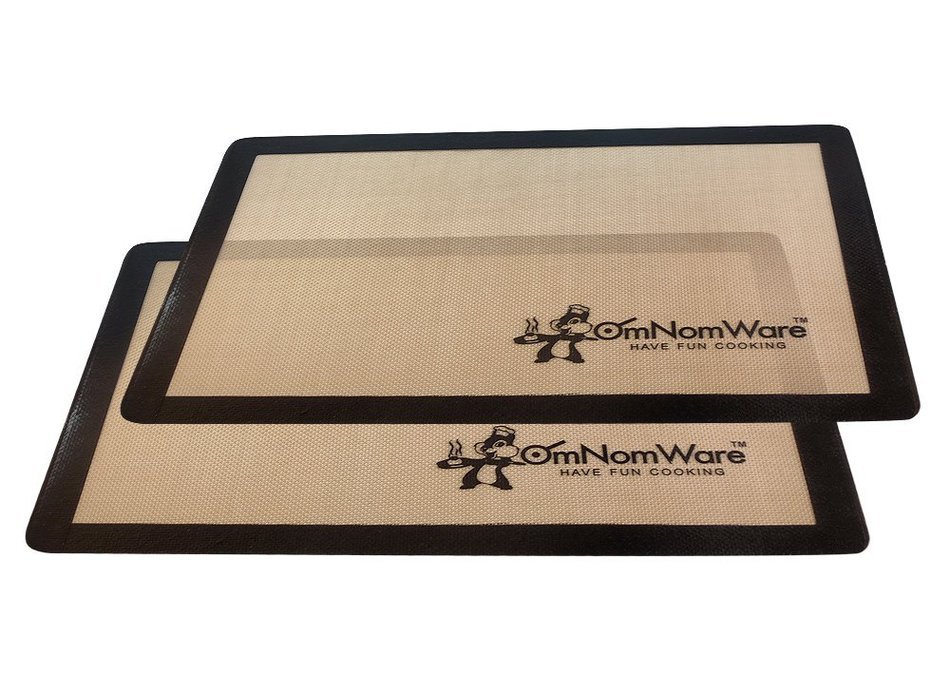 OmNomMat Silicone Baking Mat - Professional Grade Cooking Bakeware - Non-stick Baking Sheet Oven Liner Makes Baking... N2