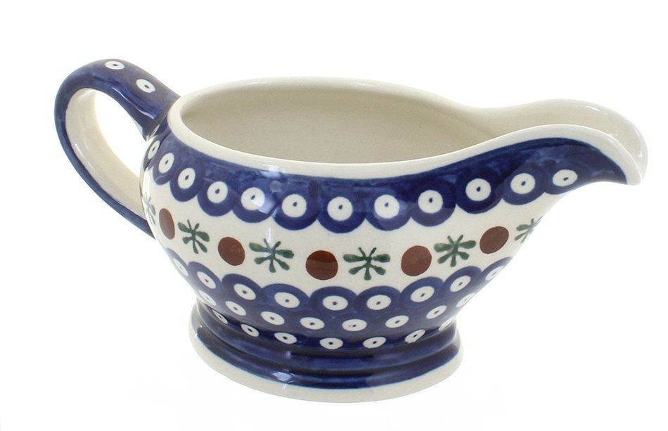 Polish Pottery Nature Gravy Boat