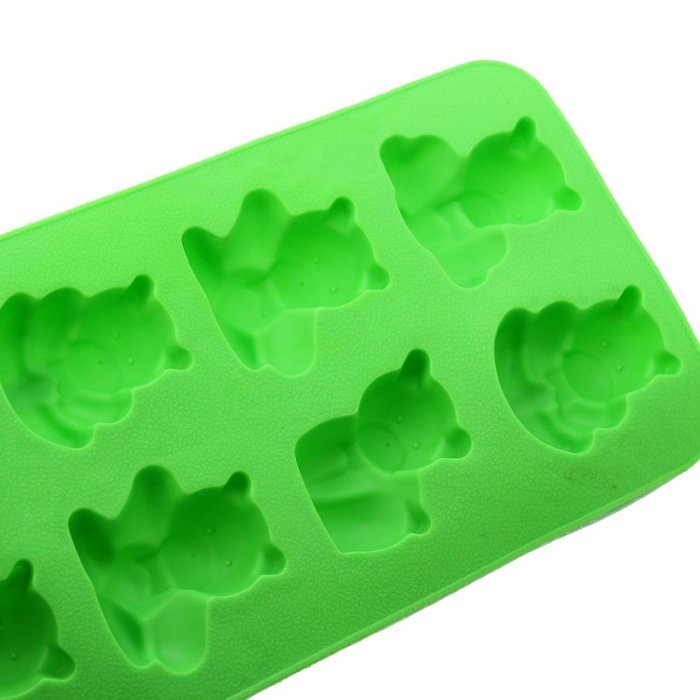 CY-buity 4-Cup Shape Rubber Shooters Ice Cube Shot Glass Freeze Mold Maker Tray Party N5
