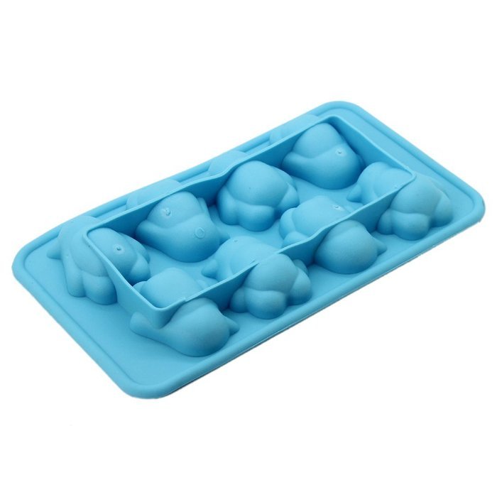 CY-buity 4-Cup Shape Rubber Shooters Ice Cube Shot Glass Freeze Mold Maker Tray Party N7