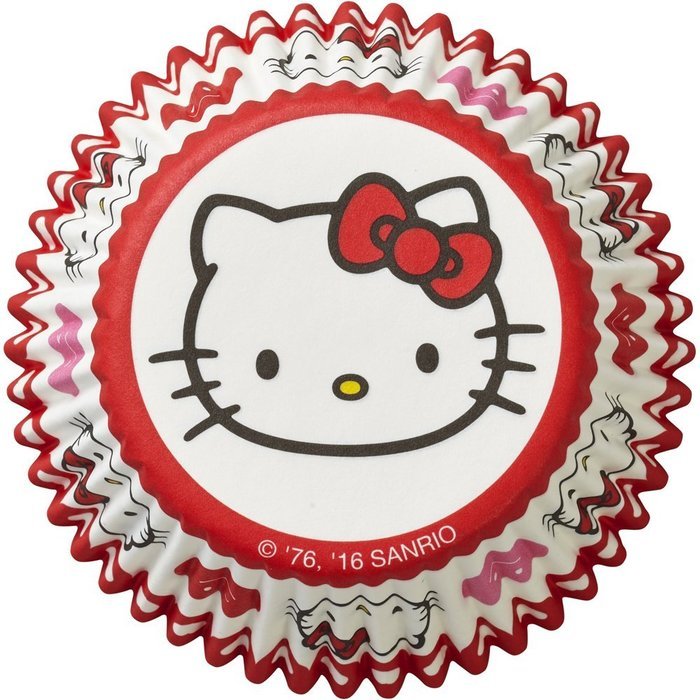 Wilton 415-7620 Hello Kitty Standard Baking Cups (50 Pack), Multicolor N2
