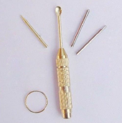 Brass Keychain 4 in 1 Mini Keychain Tool Vape & Pax/Pipe Oven Cleaning & Repairs N7
