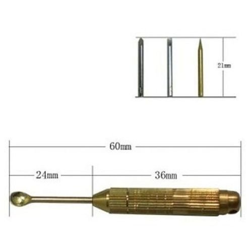 Brass Keychain 4 in 1 Mini Keychain Tool Vape & Pax/Pipe Oven Cleaning & Repairs N8