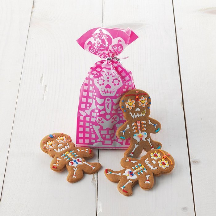 Sweet Creations 20 Count Day of the Dead Halloween Party Skeleton Treat Bags N2