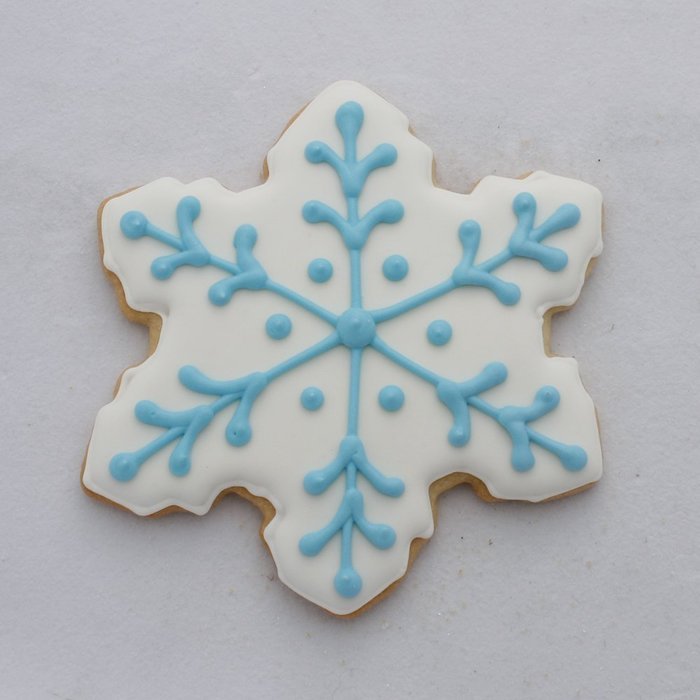 Ann Clark Christmas Snowflake Cookie Cutter Set - 2 Piece - 2 1/2" & 3 1/2" - Tin Plated Steel N3