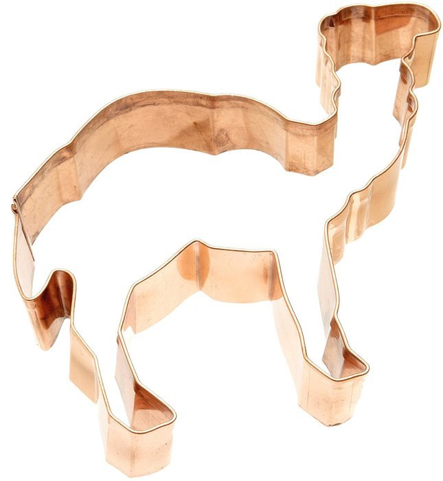Old River Road Camel Shape Cookie Cutter, Copper