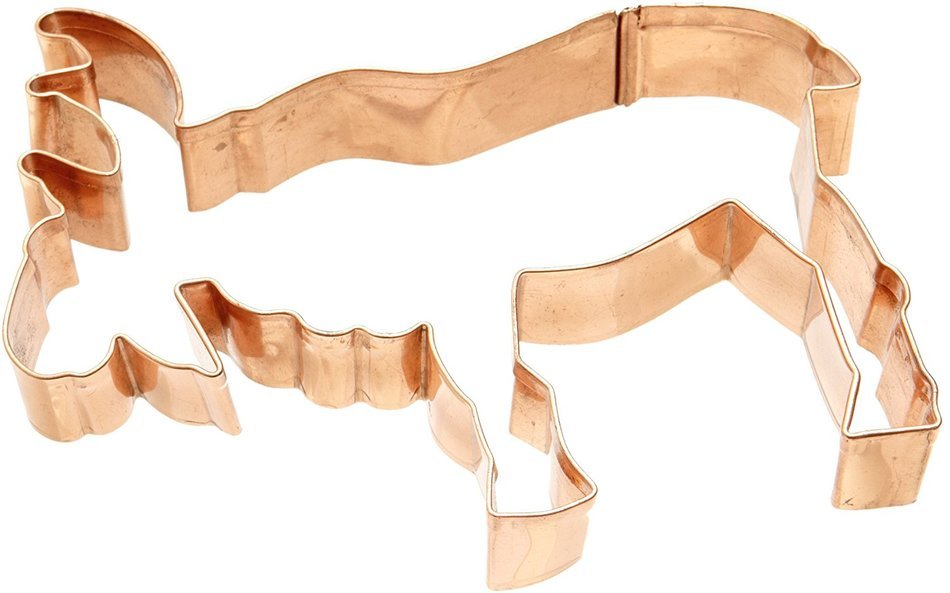 Old River Road Camel Shape Cookie Cutter, Copper N10