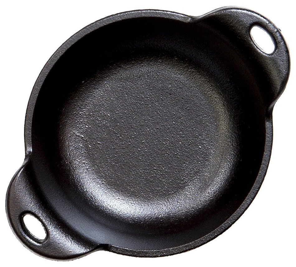 Lodge HMSB Heat Enhanced and Seasoned Cast Iron Mini Serving Bowl, 12-Ounce N2