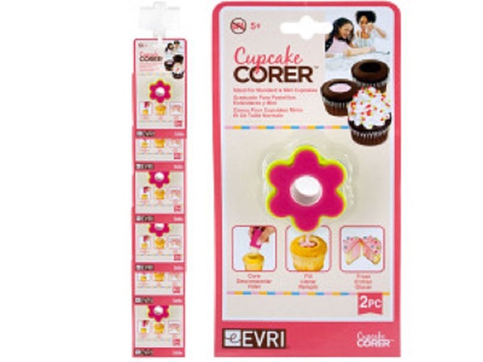 Kole Cupcake Corer Clip Strip, Regular
