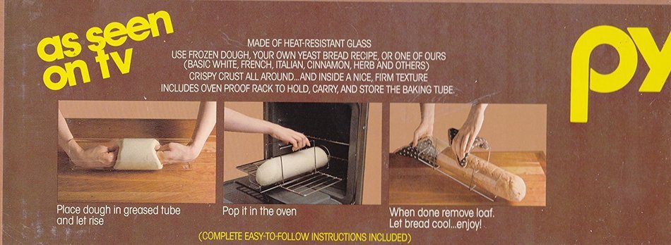 Pyrex Bake a Round Bread Mold Round Tube 990 Vintage N2