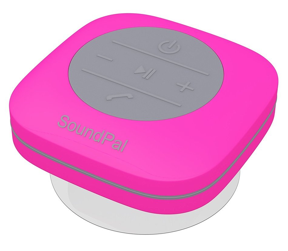 Bluetooth Shower Speaker &ndash; SoundPal Water Resistant Wireless and Hands-free Speaker with Suction Cup - Compatible... N2