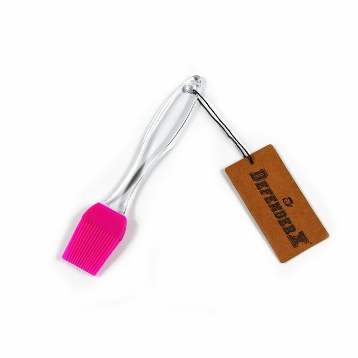 Silicone Brush - DefenderX 7.5 Inch (Set of 4 Color), Dishwasher Safe, Soft and Flexible - Won't Chip Crack Dent... N8