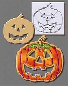 R&M Pumpkin 7.5" Cookie Cutter Stainless Steel in Durable Stainless Steel