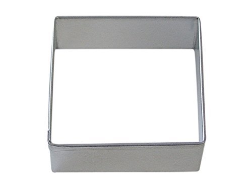 R&M Square 2.5" Cookie Cutter in Durable, Economical, Tinplated Steel
