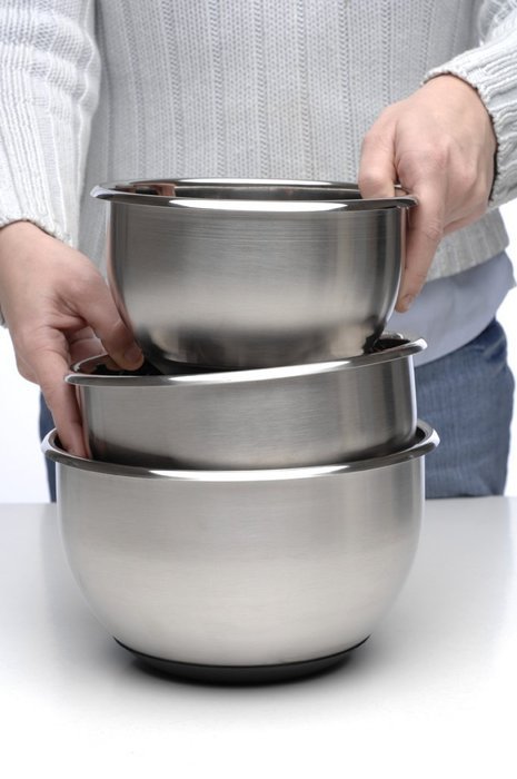 Berghoff 8-Piece Stainless Steel Mixing Bowl Set N3